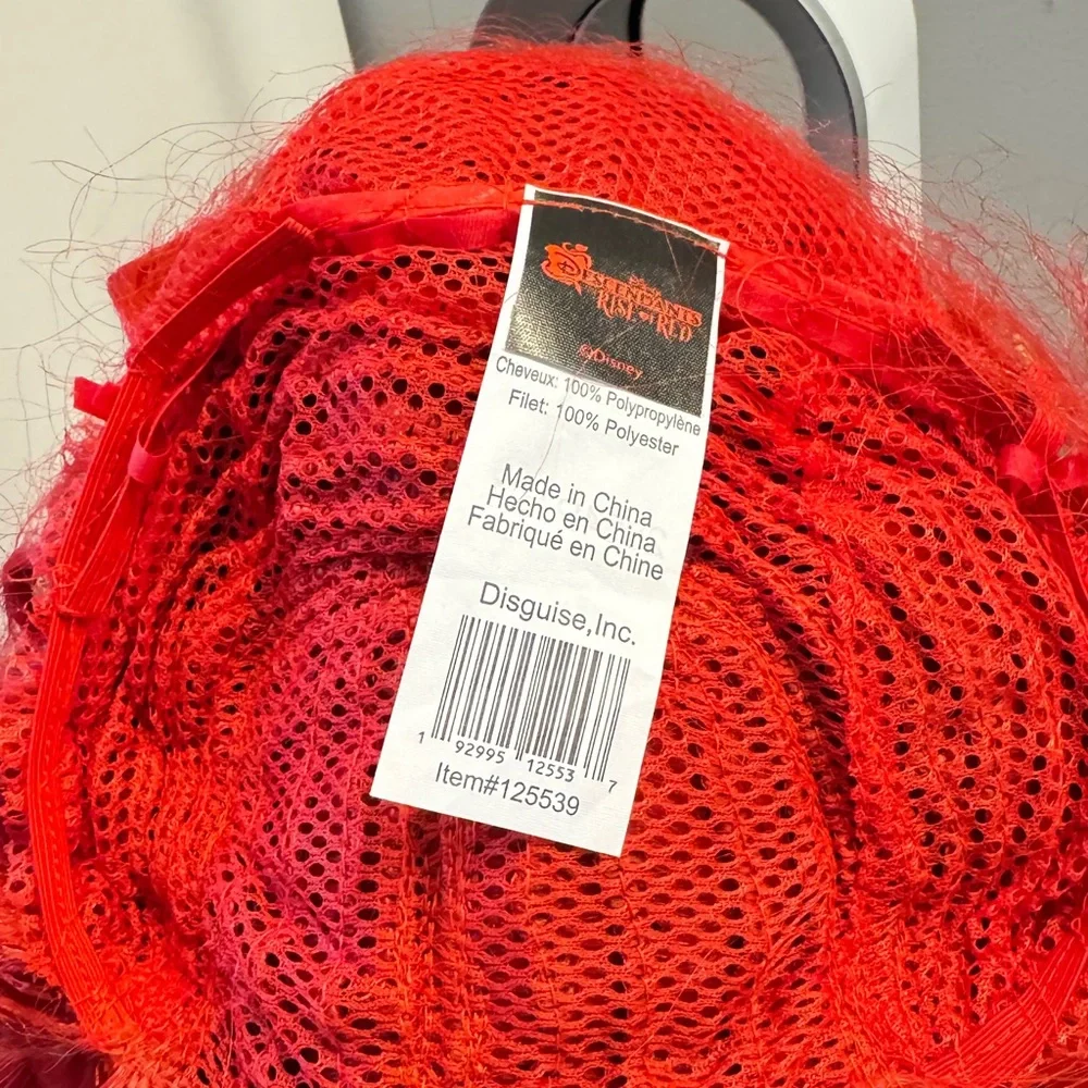 Disney Descendants Red Kids Costume with wig - Picture 13 of 16